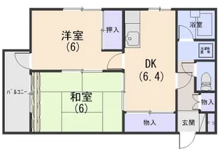 山田マンション【2階】の間取り