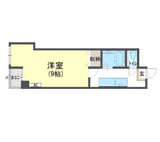 信開ドムス石倉【9階】の間取り