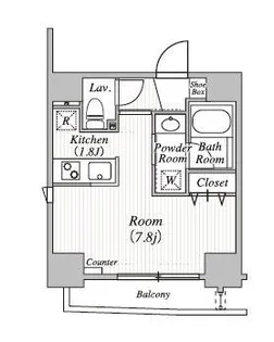 BlancCiel三田【6階】の間取り