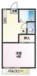 稲荷山ハイツ【2階】の間取り