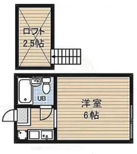 内田ハイツ【1階】の間取り