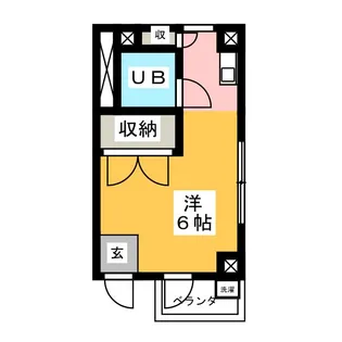 コーポ羽田【2階】の間取り