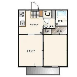 ル・ミスク【1階】の間取り