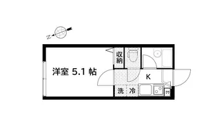 ヒルサイド清瀬【1階】の間取り