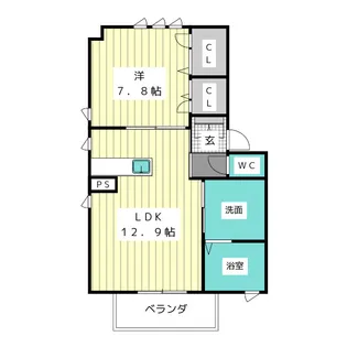 No.10 Asahino 藤が丘【1階】の間取り