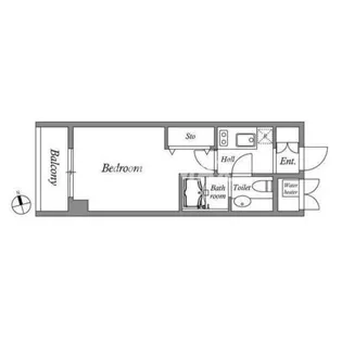 CORVAL東新宿【8階】の間取り