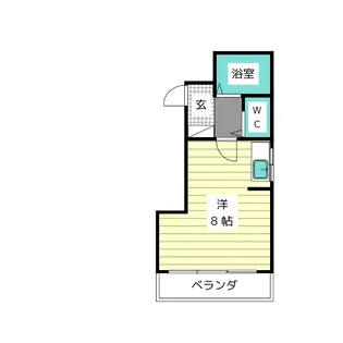 ハイツ牧の原【3階】の間取り