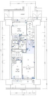 大阪ベイレジデンス【2階】の間取り
