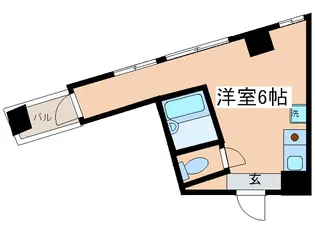 オ-ドリ-ビル【2階】の間取り