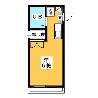 アメニティ千川【1階】の間取り