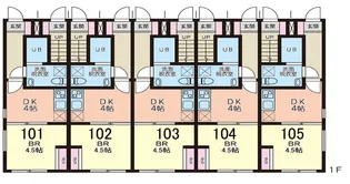 Lignum西荻北【1階】の間取り