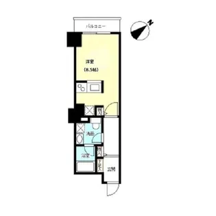 TKフラッツ渋谷【9階】の間取り