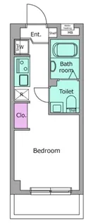 スタイリオフィット新綱島【5階】の間取り