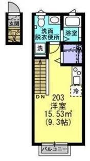 クオーレ八軒小路 WEST【2階】の間取り
