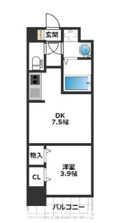 エンブレイス大橋南【3階】の間取り