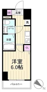 GENOVIA青砥skygarden【9階】の間取り