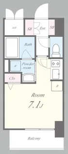 セイワパレス玉造駅上【5階】の間取り