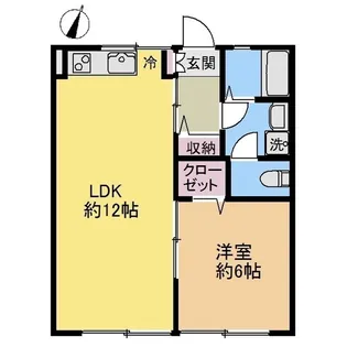 シティハイム南雪谷【1階】の間取り