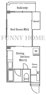 啓福ビル【3階】の間取り