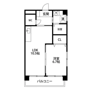 シェソワ野上【3階】の間取り
