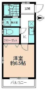 ハイツ中川【1階】の間取り