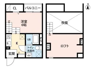 CreActLy筥松【2階】の間取り