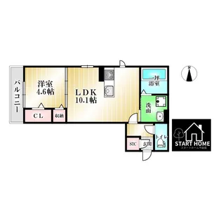 フルール【2階】の間取り