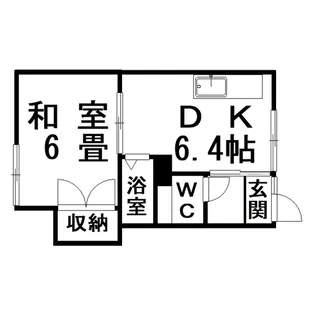 レジデンスホリノ【2階】の間取り