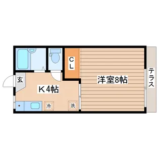 フローレンス中山【2階】の間取り