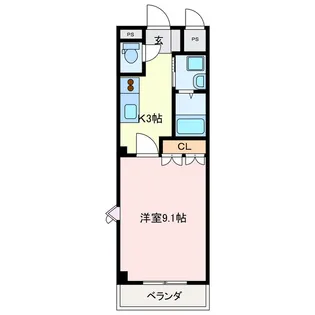 マークI【1階】の間取り