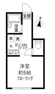 メゾングランメール上石神井【1階】の間取り