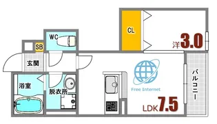 AP IWASHIYA【1階】の間取り