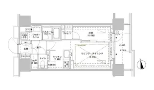 パークスフィア牛込神楽坂【13階】の間取り