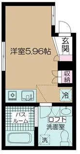 エルミタージュ巣鴨【1階】の間取り