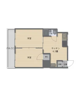 友永ビル【4階】の間取り