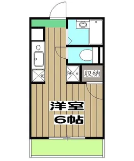 インペリアル有栖川【2階】の間取り