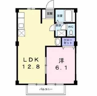 クローバーヒルズII【1階】の間取り