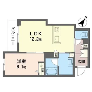 ラ・ピネータ鎌倉【2階】の間取り