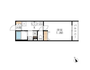 ラ・グラシューズ西船橋【4階】の間取り