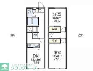 レオパレスモンテヒルズ【1階】の間取り