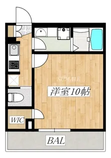 シャーメゾンル・ブラン【1階】の間取り