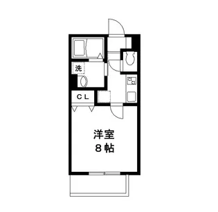 アファン【2階】の間取り
