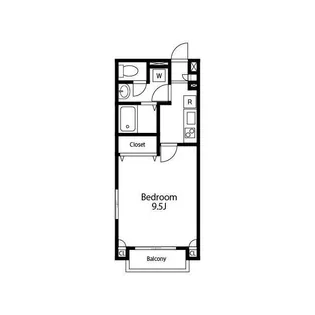アンフルール【2階】の間取り