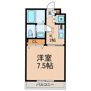 セゾン アムール【2階】の間取り