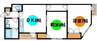 ライラックマンション【3階】の間取り