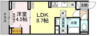 セレスティア鷺宮【1階】の間取り