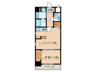 ブル-ム【5階】の間取り