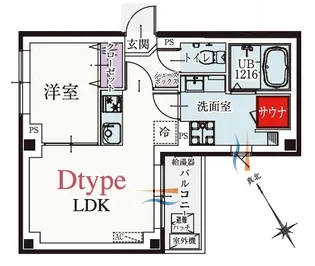 b’CASA調布SOUTH COURT 2nd【2階】の間取り