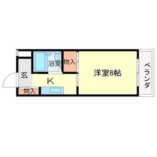 リバーサイド千里【4階】の間取り