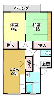 ハイツITO【1階】の間取り